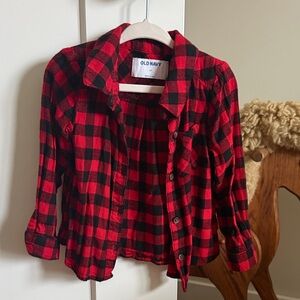 Red and Black Buffalocheck Shirt